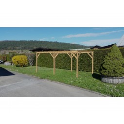 abri de jardin ou carport plat 15m²