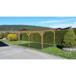 carport pente pour une voiture