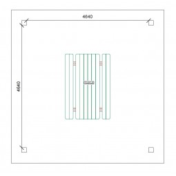 dimensions Abri carbet 25m²