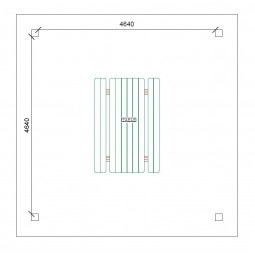 dimensions Abri carbet 25m²