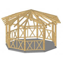 Kiosque en Bois