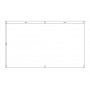 dimensions Carport Plat avec Bandeau 15m²